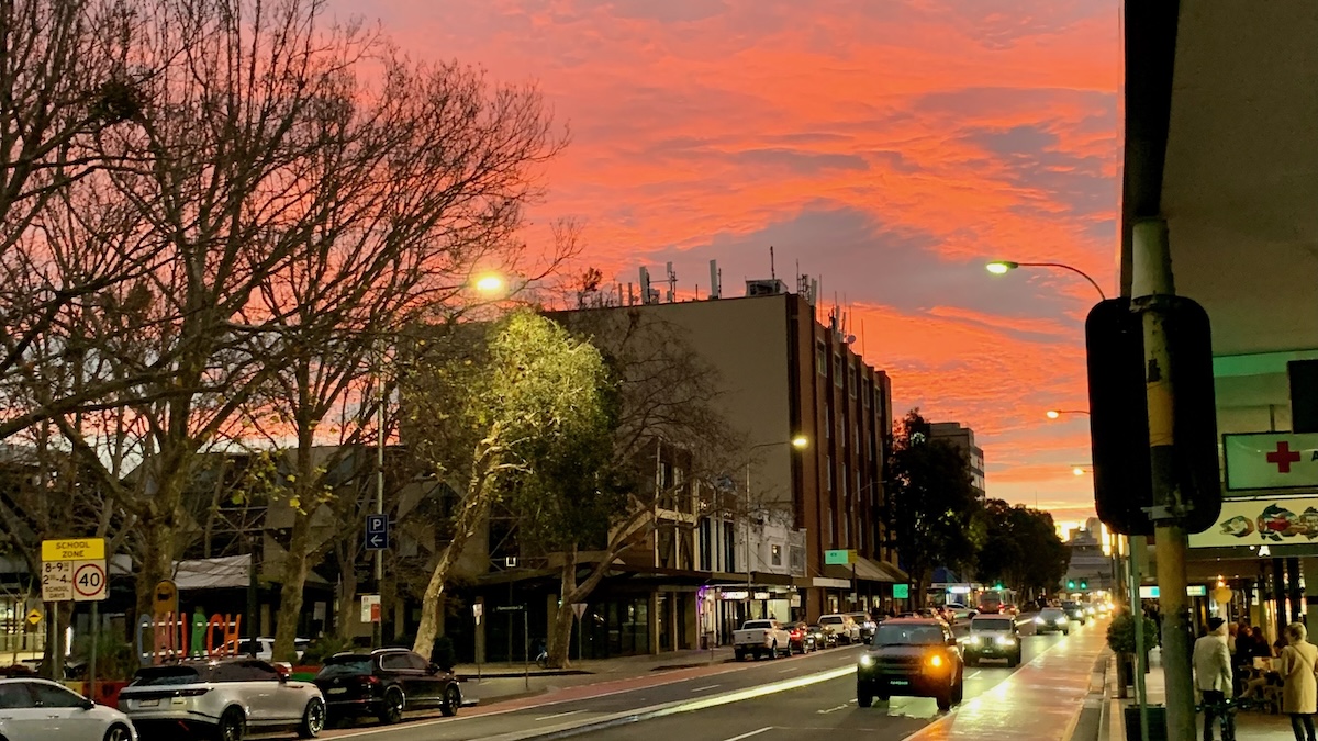 Oxford Street Sunset