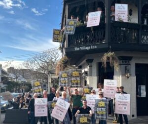 Village Inn Protests