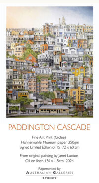 Paddington Cascade with Info - Janet Luxton