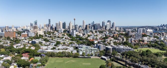 View from Paddington to City