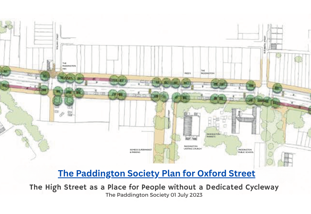 Drawing from The Paddington Society Plan for Oxford Street